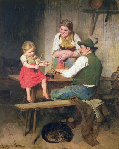 Die glückliche Familie von Adolf Eberle