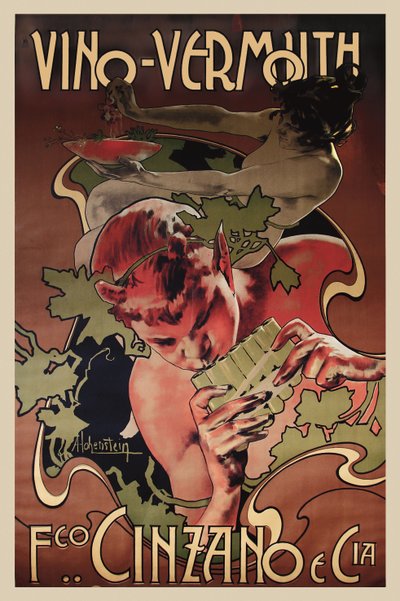 Wermut Cinzano, 1906 von Adolfo Hohenstein