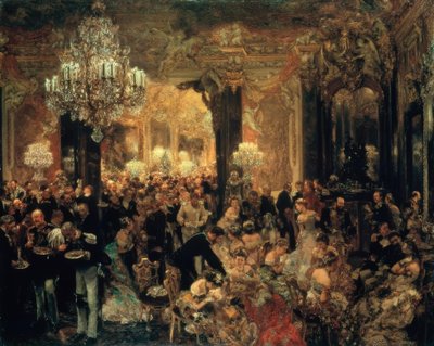 Das Ballsouper von Adolph Menzel