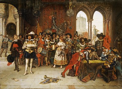 Musketiere des Königs von Adolphe Alexandre Lesrel