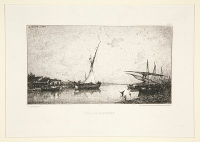Kanal bei Martigues von Adolphe Appian