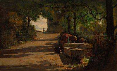 Brunnen am Straßenrand von Adolphe Appian