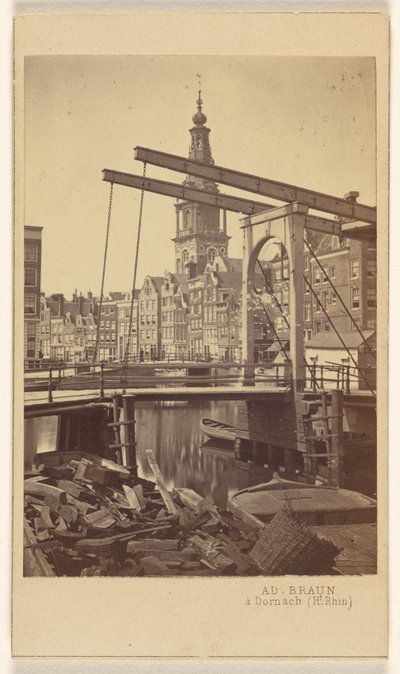 Amsterdam. Quai Raamgracht. von Adolphe Braun