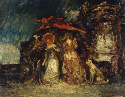 Mephistopheles von Adolphe Joseph Thomas Monticelli