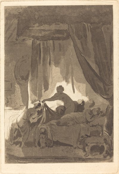 Mona Lisa von Adolphe Théodore Jules Martial Potémont after Jean Honoré Fragonard