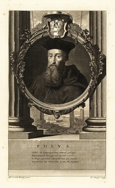 Reginald Pole (1500-1558) (Kupferstich) von Adriaan van der (after) Werff