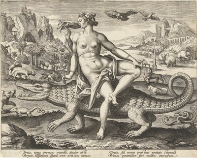 Afrika von Adriaen Collaert