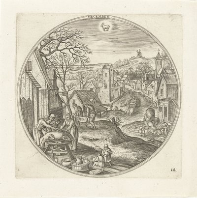 Dezember von Adriaen Collaert