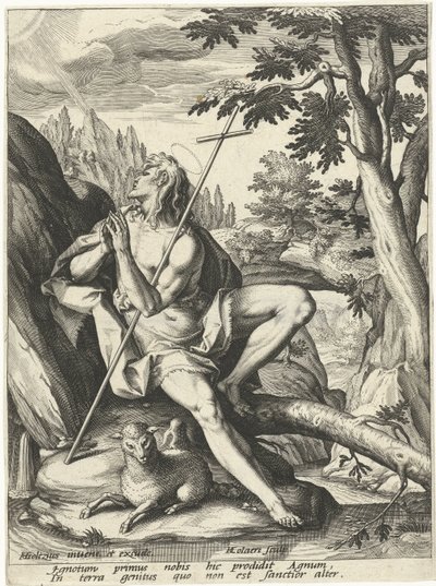 Johannes der Täufer von Adriaen Collaert