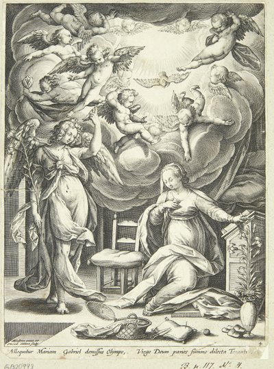 Verkündigung an Maria von Adriaen Collaert