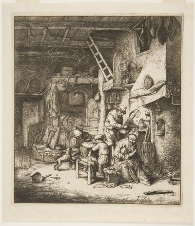 Bauernfamilie von Adriaen Jansz. van Ostade