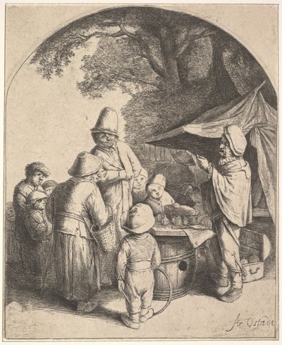 Der Quacksalber, 1610-85 von Adriaen Jansz. van Ostade