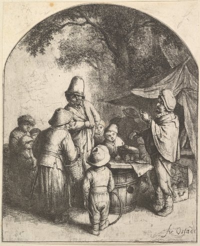 Der Quacksalber, 1610-85 von Adriaen Jansz. van Ostade