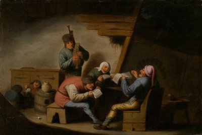 Die Dorfsänger von Adriaen Jansz. van Ostade