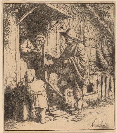 Brillenverkäufer von Adriaen van Ostade