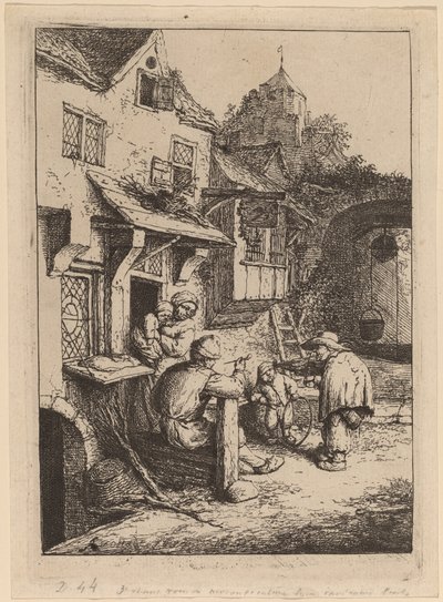 Der bucklige Geiger von Adriaen van Ostade