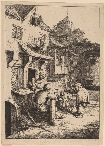 Buckliger Geiger von Adriaen van Ostade