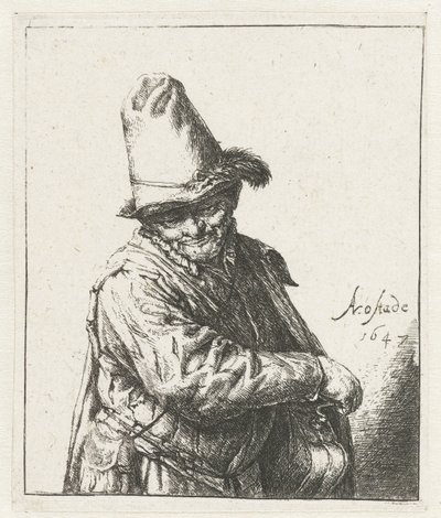 Leiermann von Adriaen van Ostade