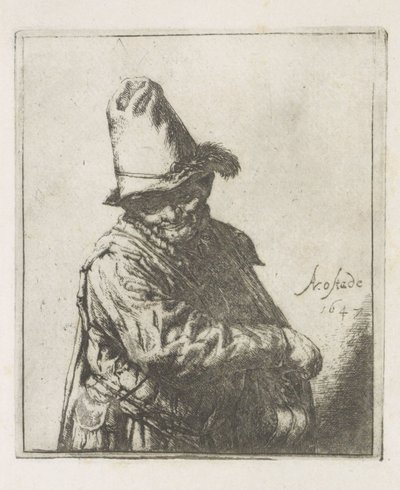 Leierkastenmann von Adriaen van Ostade