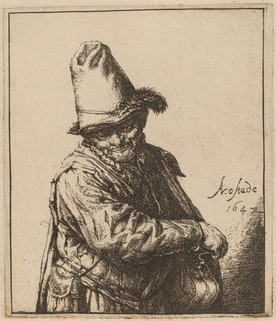 Leierkastenmann von Adriaen van Ostade