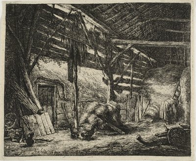 Die Scheune von Adriaen van Ostade