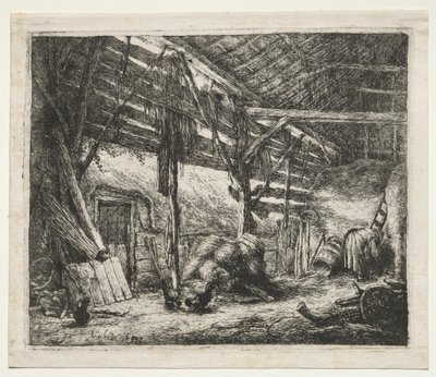 Die Scheune von Adriaen van Ostade