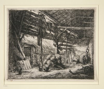 Die Scheune von Adriaen van Ostade