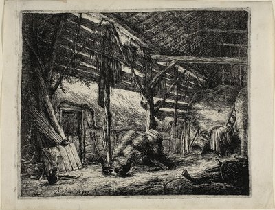 Die Scheune von Adriaen van Ostade