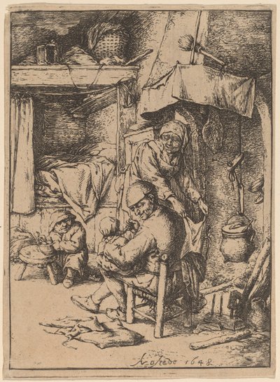 Der Familienvater von Adriaen van Ostade