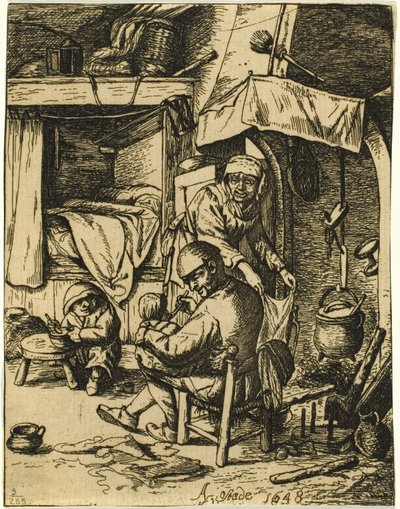 Der Familienvater von Adriaen van Ostade