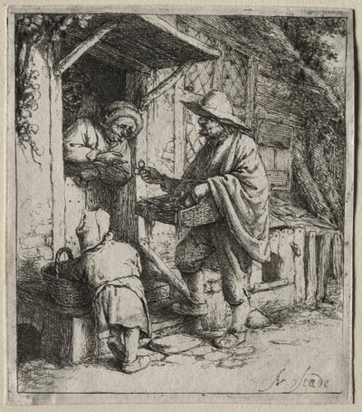 Der Brillenverkäufer von Adriaen van Ostade