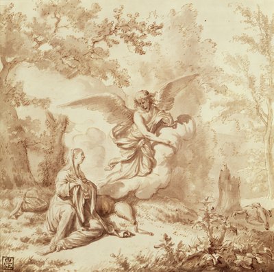 Hagar in der Wildnis von Adriaen van de Velde