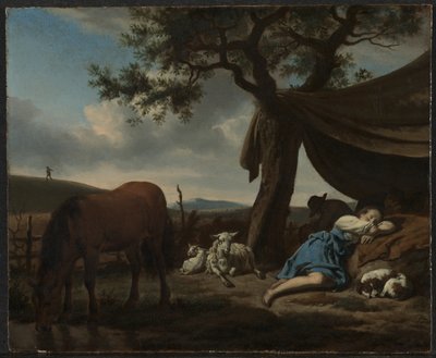 Schlafende Hirten von Adriaen van de Velde
