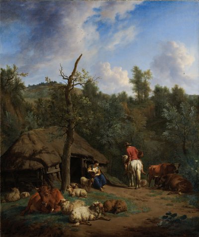 Die Hütte, 1671 von Adriaen van de Velde
