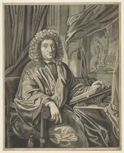 Porträt von Johannes Roos von Adriaen van der Werff