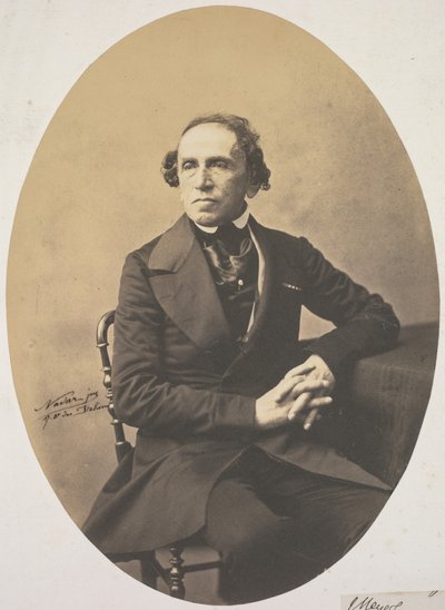 Porträt von Giacomo Meyerbeer (1791-1864) von Adrien Tournachon