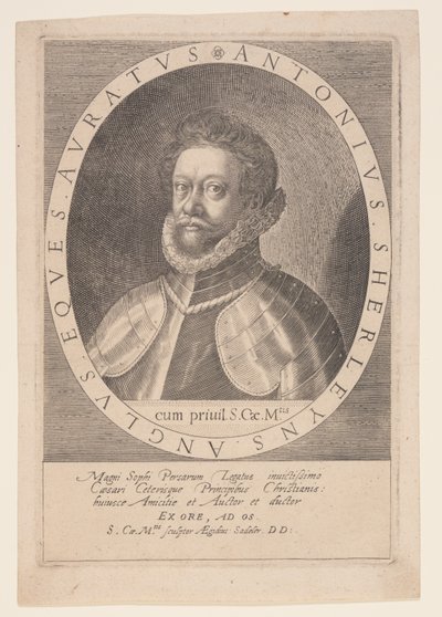 Anton Sherleyns, Botschafter in Persien von Aegidius Sadeler II