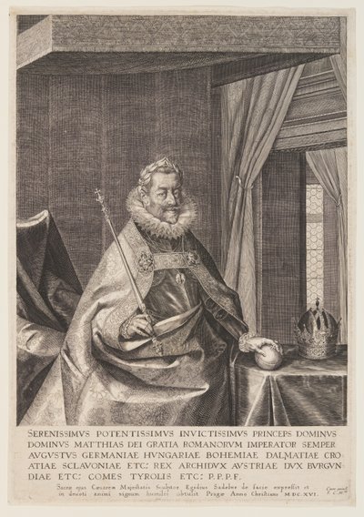 Kaiser Matthias von Aegidius Sadeler II