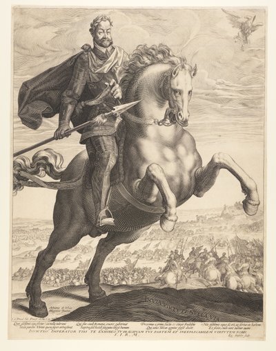 Rudolf II. zu Pferd von Aegidius Sadeler II