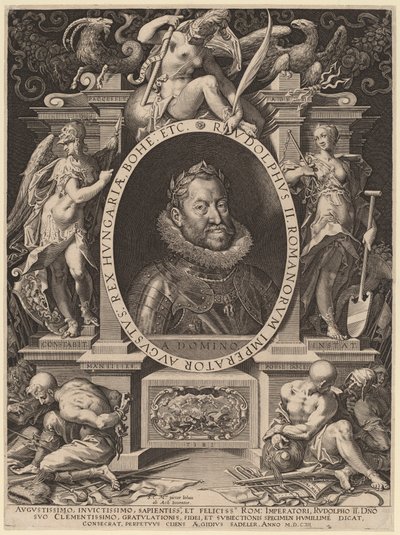 Rudolf II. von Aegidius Sadeler II after Hans von Aachen