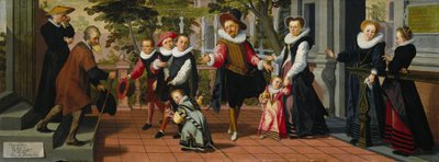 Reiche Kinder, arme Eltern von Aert Pietersz.