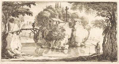 Landschaft von After Jacques Callot