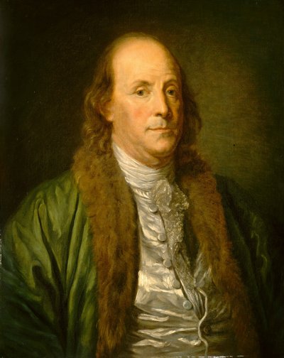 Benjamin Franklin von After Jean Baptiste Greuze