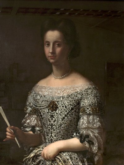 Porträt einer Infantin von Spanien von Agnolo Bronzino