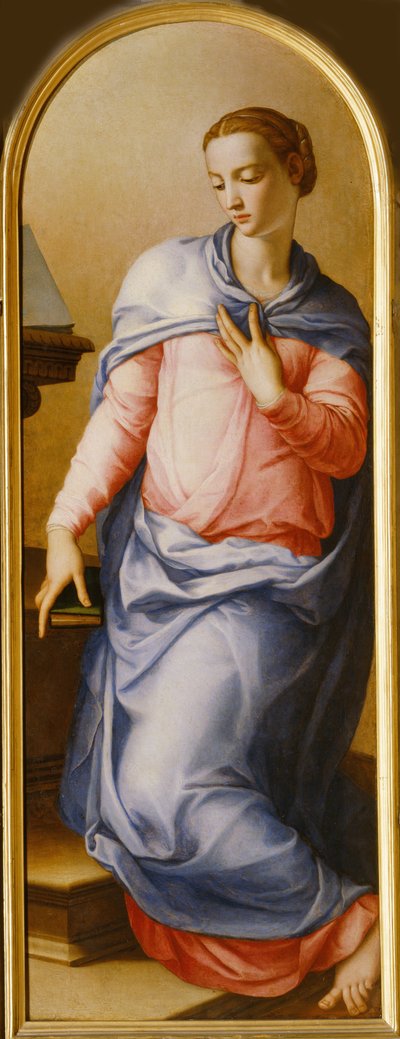 Verkündigung der Jungfrau Maria, 1540-1545 von Agnolo Bronzino