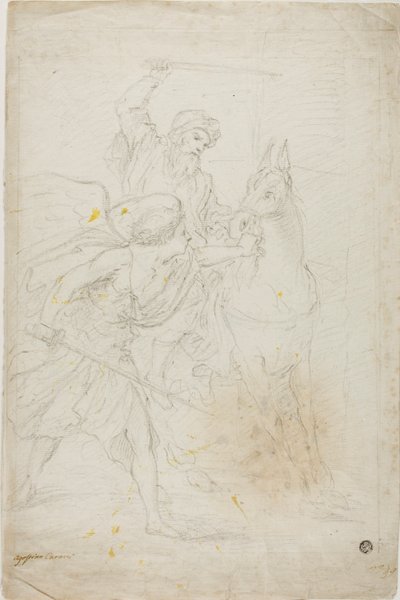 Bileams Esel von Agostino Carracci