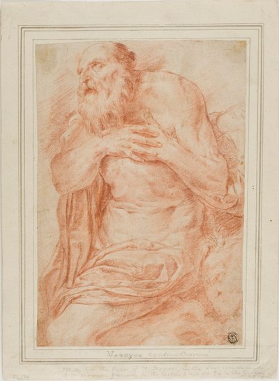 Heiliger Hieronymus von Agostino Carracci