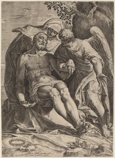 Pietà von Agostino Carracci after Veronese