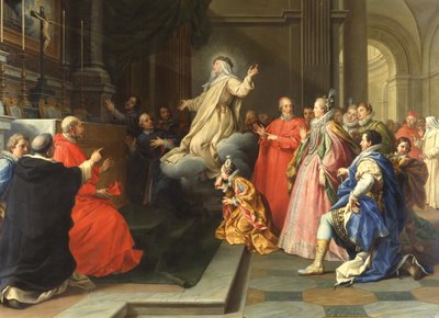 Die Ekstase der heiligen Katharina von Ricci von Agostino Masucci