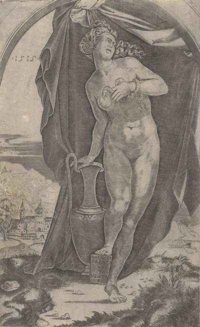 Kleopatra, datiert 1515 von Agostino Veneziano